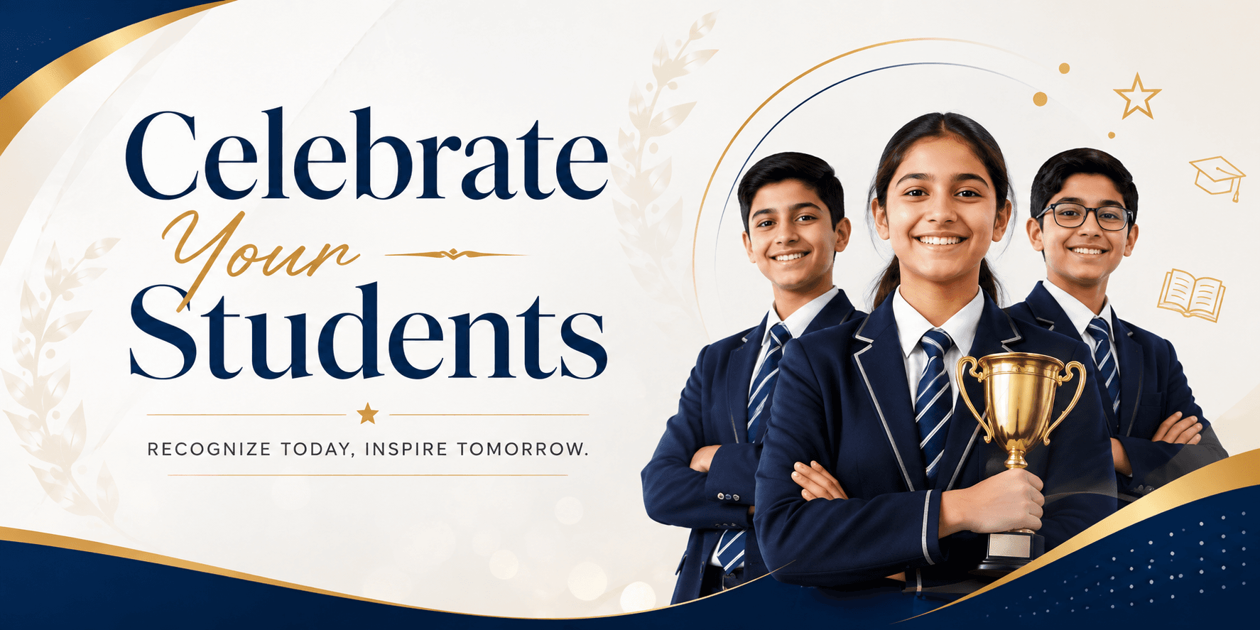 Class Topper Poster Template header banner