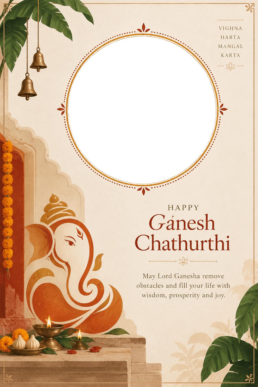 Ganesh Chathurthi Profile Photo Frame