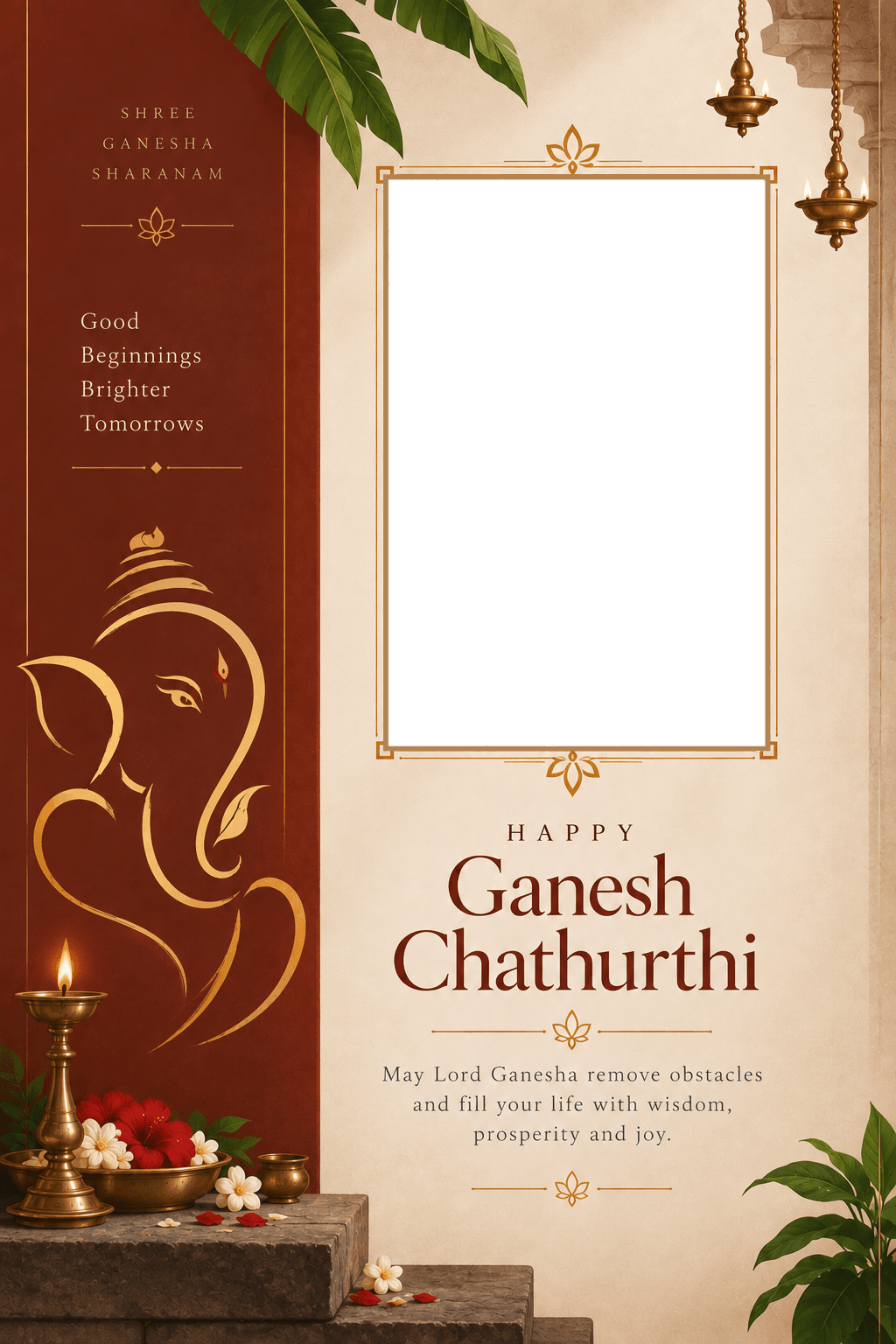 Ganesh Chathurthi Profile Photo Frame