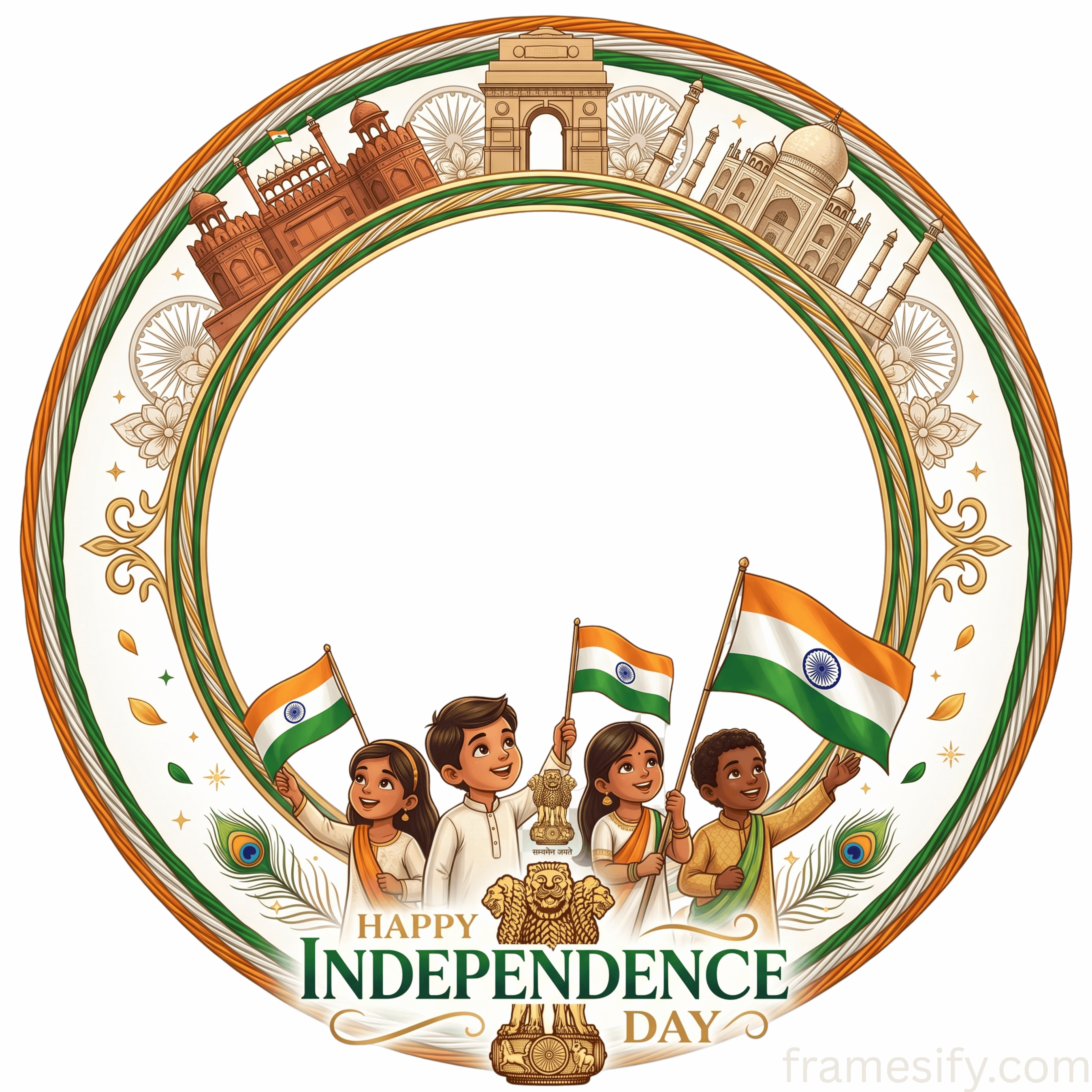 Indian Independence Day 2026 - Profile Photo Frame